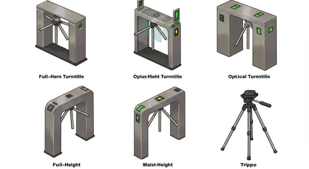 Types of Turnstiles