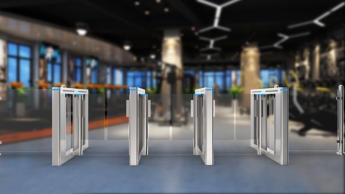 gym entrance turnstile
