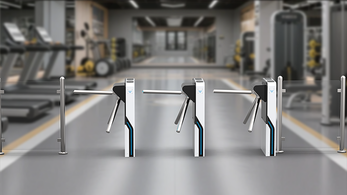 gym entrance turnstile