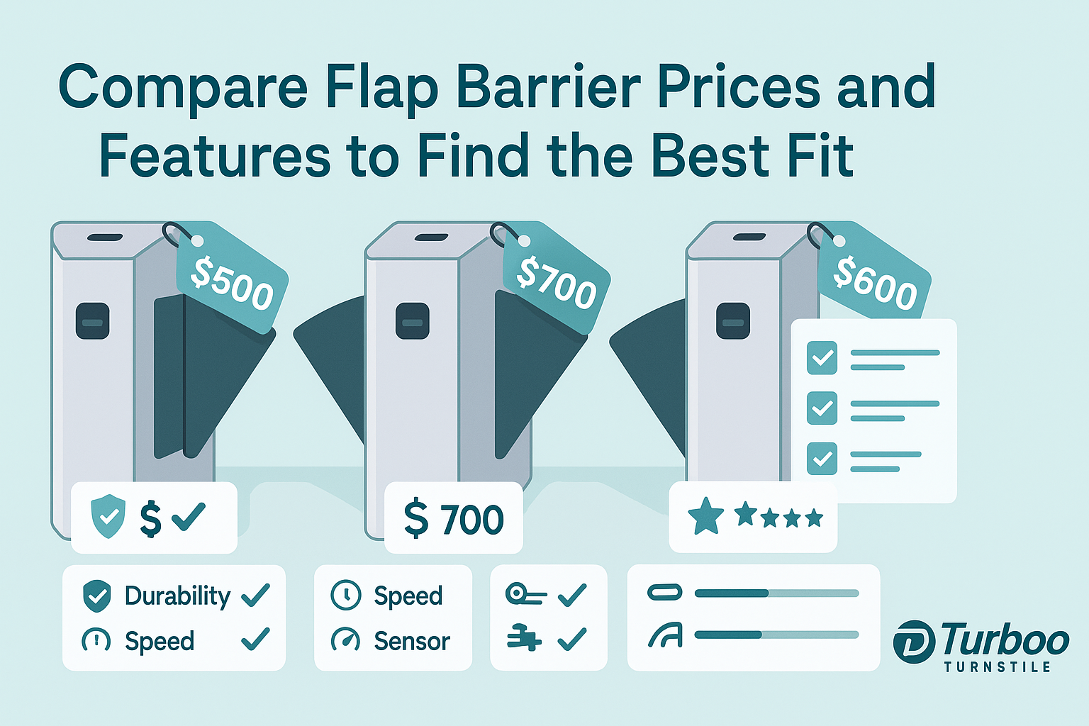 Compare Flap Barrier Prices and Features to Find the Best Fit