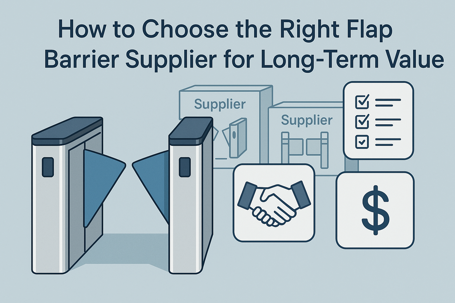 How to Choose the Right Flap Barrier Supplier for Long-Term Value
