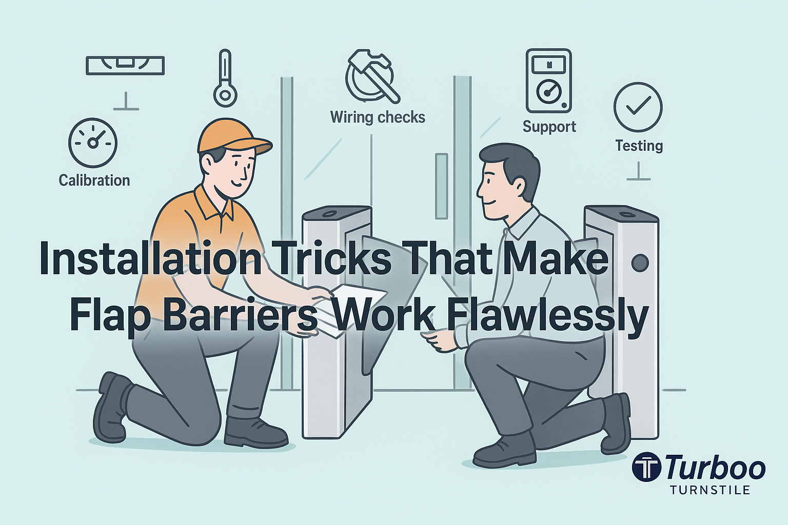 Installation Tricks That Make Flap Barriers Work Flawlessly