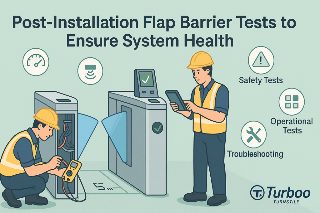Installation Testing System Test Post-Installation Flap Barrier Tests to Ensure System Health