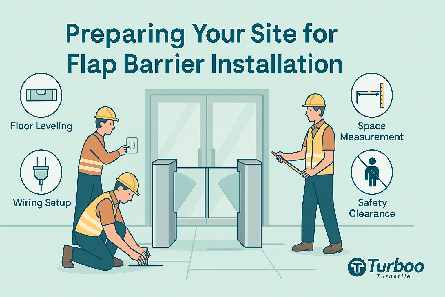 Preparing Your Site for Flap Barrier Installation