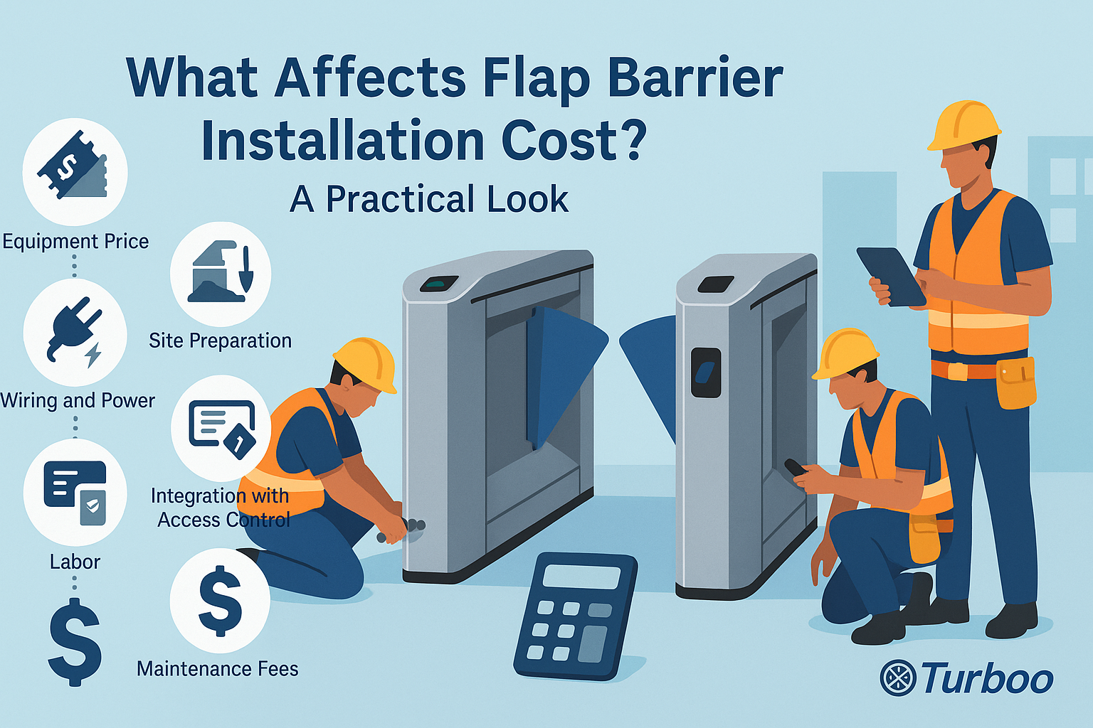 What Affects Flap Barrier Installation Cost? A Practical Look