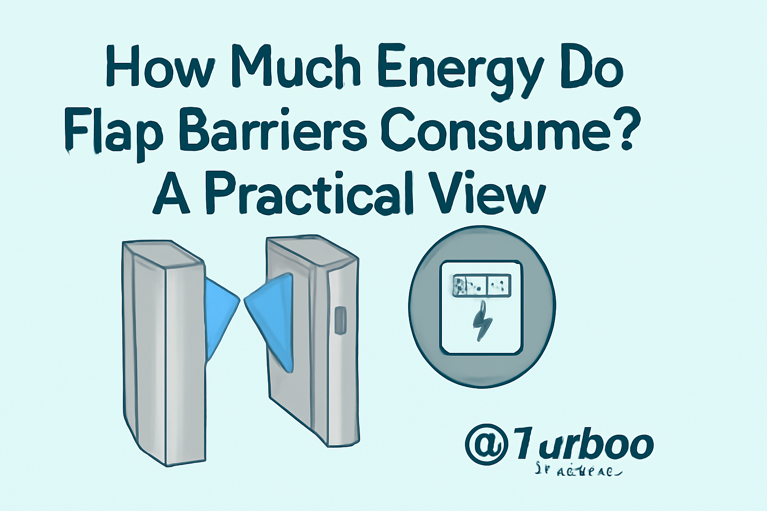How Much Energy Do Flap Barriers Consume? A Practical View