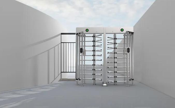 Full-Height Turnstile Installation