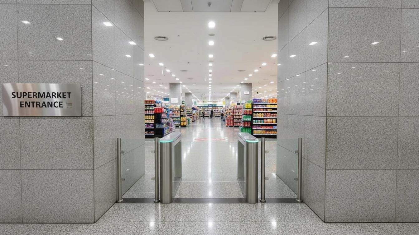 Supermarket Turnstile Gate