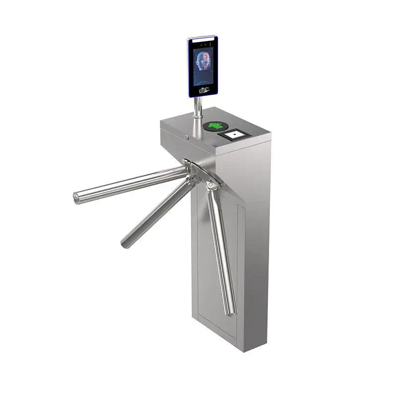 Tripod Turnstile with Face Recognition Systems