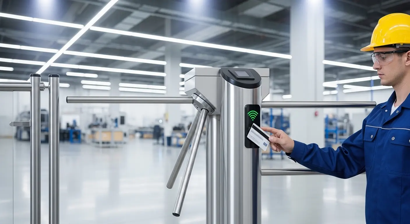 employee access tripod turnstile