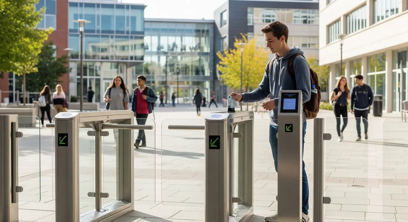 student access turnstile